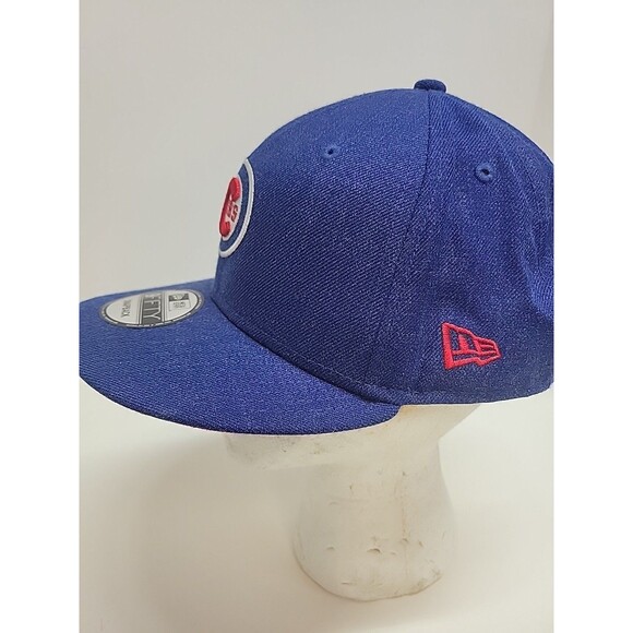 NWT CHICAGO CUBS Wool Blend MLB Snapback  Hat Cap Royal Blue - Picture 3 of 13